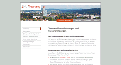 Desktop Screenshot of ahl-treuhand.ch