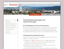 Tablet Screenshot of ahl-treuhand.ch